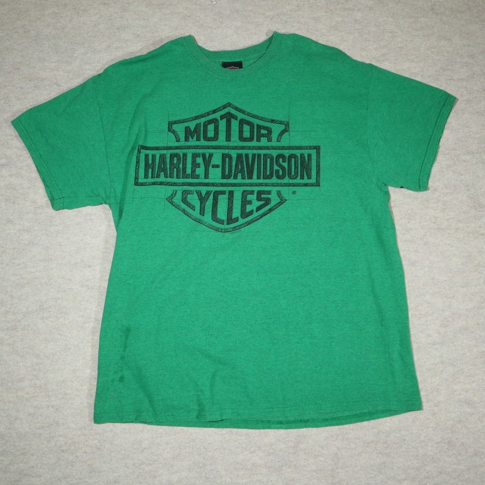 Harley-Davidson San Diego T-Shirt Mens XL Green Graphic Tee 2020 Biker Skater